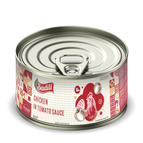 Chakhokhbili – Ready-to-Eat Chicken in Tomato Sauce in canned form