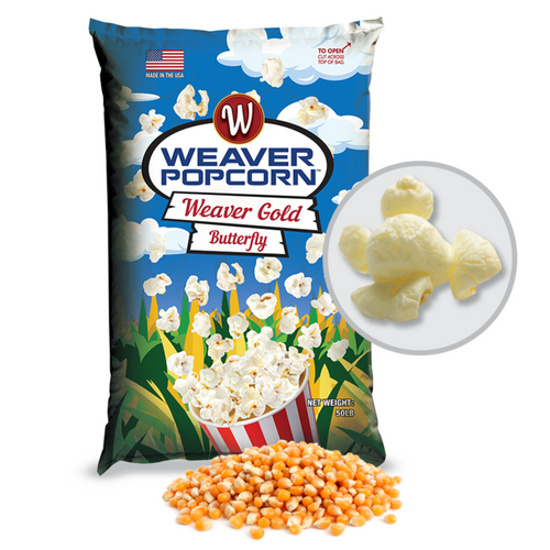 Weaver Popcorn, Large Kernel, Weaver Gold, Caramel & Sweet