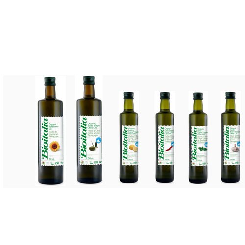 ORGANIC EXTRA VIRGIN OLIVE OILS, INFUSED OILS AND SUNFLOWER OIL