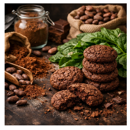 Choc & Spinach Cookies