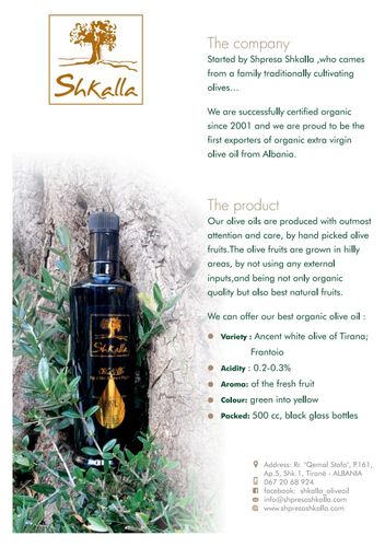 Shkalla Olive Oil