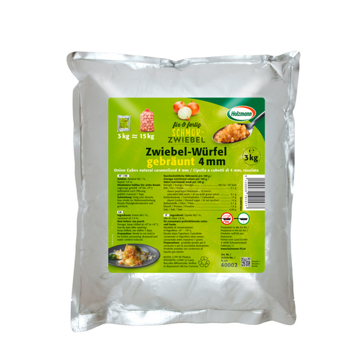 Holzmann ready-to-use Onion Cubes - Natural Caramelized