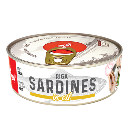 Riga sardines in oil 240g