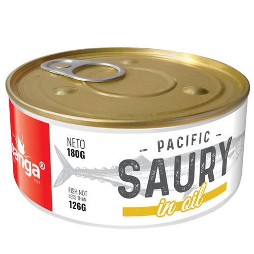 Pacific saury in oil 180g