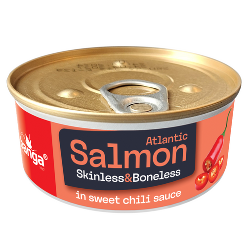 Atlantic salmon Skinless&Boneless in sweet chili sauce 160g