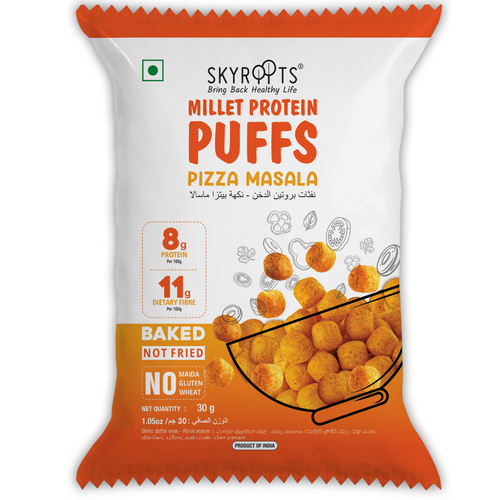 Millet Protein Puffs - Pizza Masala