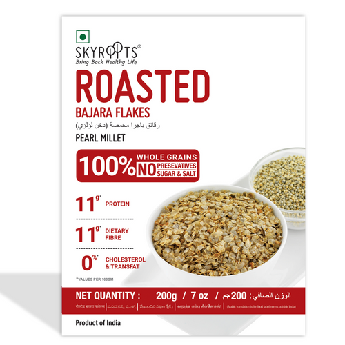 Roasted Bajara (Pearl Millet) Flakes