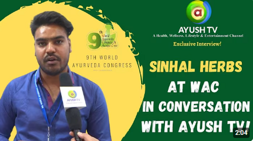 Sinhal Herbs Neemuch at World Ayurveda Congress Exhibition 2024 | WAC | Exhibition | Expo