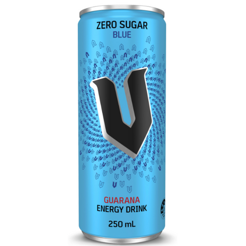 V ENERGY GUARANA SUGAR FREE BLUE