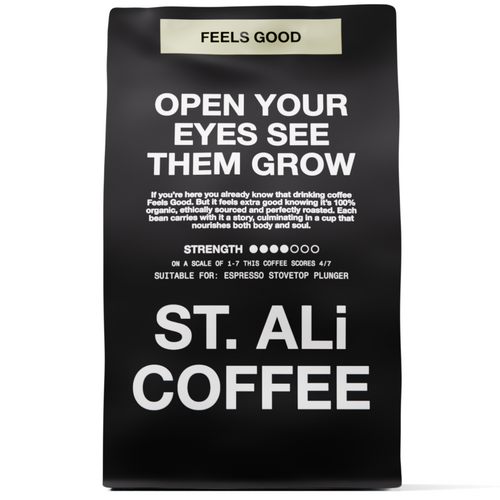 ST. ALi Coffee Feels Good Organic Espresso Blend