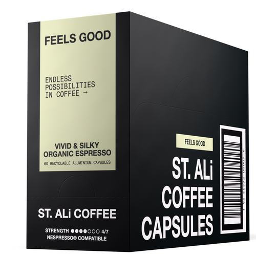 ST. ALi Coffee Feels Good Organic Espresso Capsules