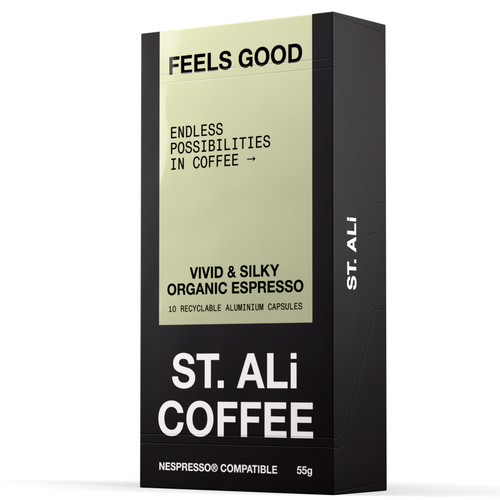 ST. ALi Coffee Feels Good Organic Espresso Capsules