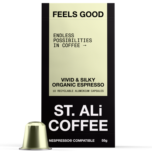 ST. ALi Coffee Feels Good Organic Espresso Capsules