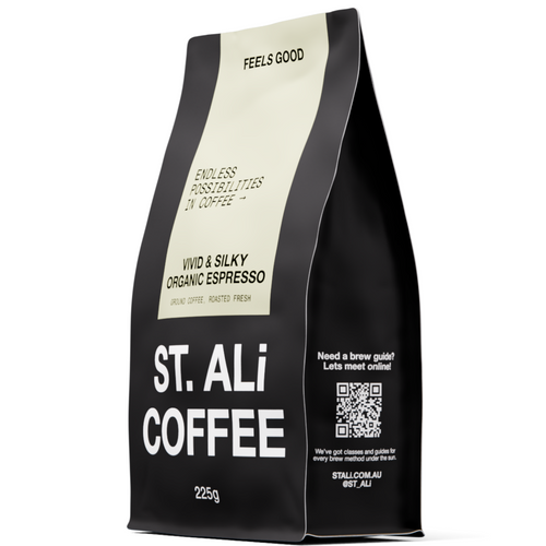 ST. ALi Coffee Feels Good Organic Espresso Blend