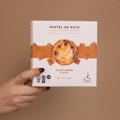 Salted caramel pastel de nata
