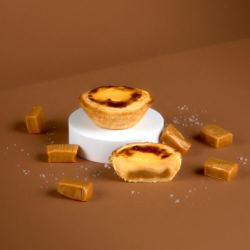Salted caramel pastel de nata