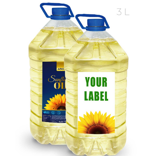 Sunflower oil, refined, deodorized, winterized, “P” grade packed 0.85l bottle