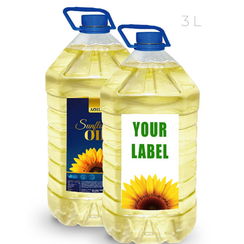 Sunflower oil, refined, deodorized, winterized, “P” grade packed 5l bottle