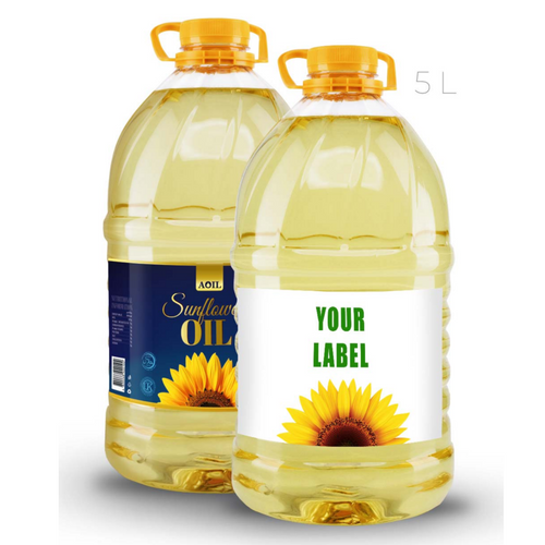 Sunflower oil, refined, deodorized, winterized, “P” grade packed 1l bottle