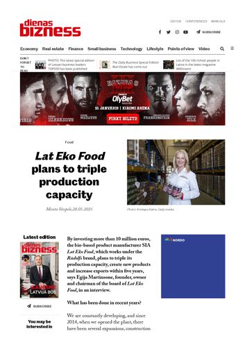 Lat Eko Food plans to triple production capacity