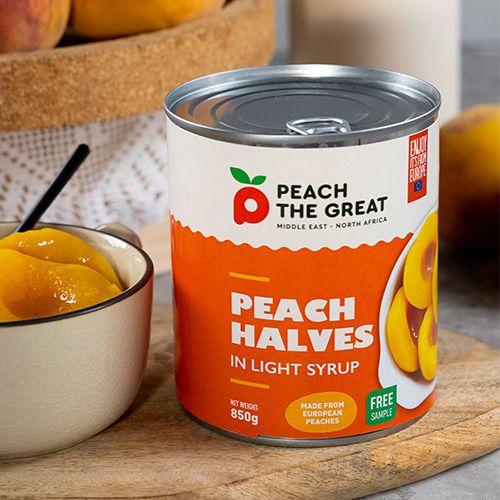 European Canned Peaches shine at GULFOOD 2026 in Dubai-UAE