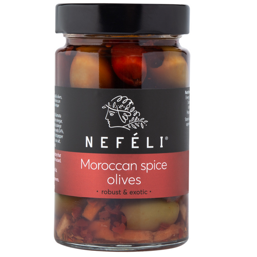 NEFÉLI Moroccan spice olives