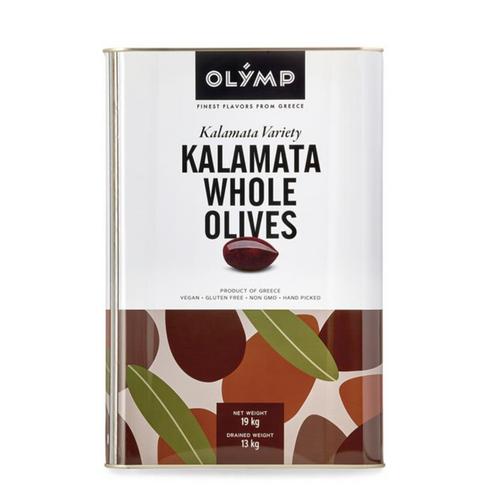 Kalamata Whole Olives in 10kg Tin