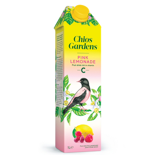 Chios Gardens Pink Lemonade fruit drink