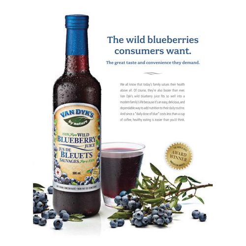 100% Pure Wild Blueberry Juice