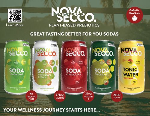 Novasecco Prebiotic Sparkling Soda Information Sheet