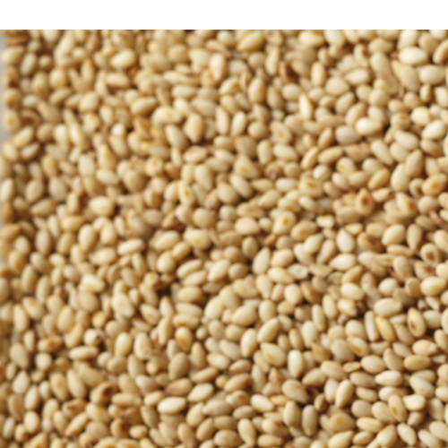 Washed and dried raw sesame seeds