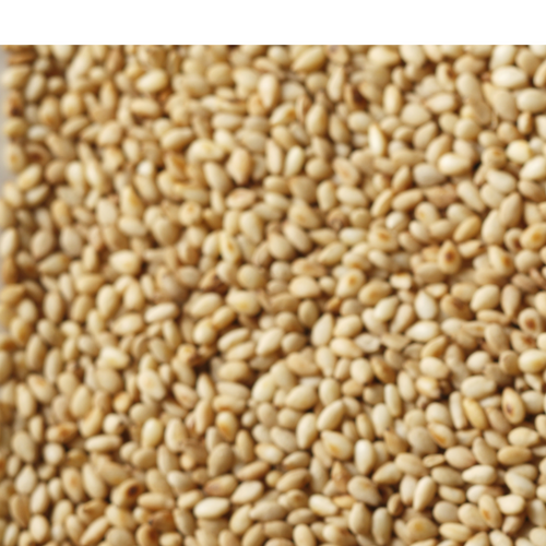 Washed and dried raw sesame seeds