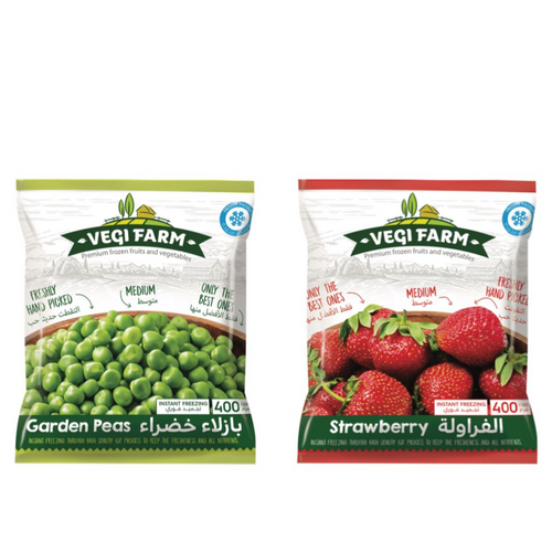 frozen vegetables and fruits