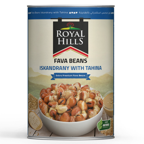 CANNED FAVA BEANS WITH TAHINI