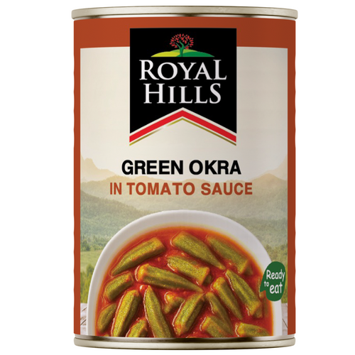 CANNED GREEN OKRA WITH TOMATO SAUCE