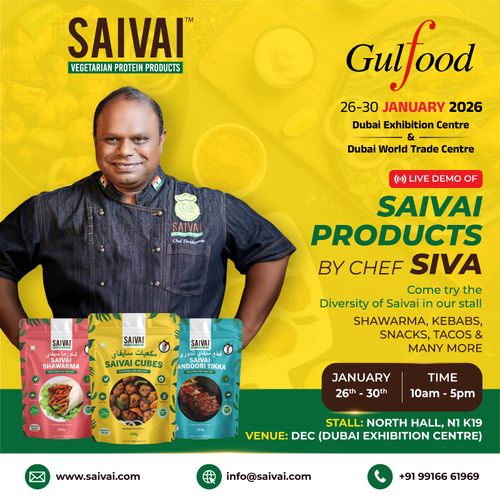 Saivai to Showcase Plant-Based Protein Innovations at Gulfood 2026 with Live Culinary Demonstrations