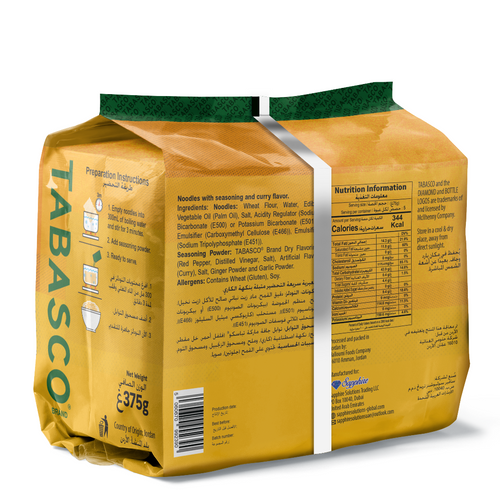 TABASCO® Ramen Instant Noodles Spicy Curry Blaze