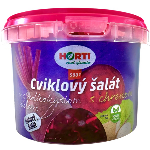Beetroot salad with horseradish
