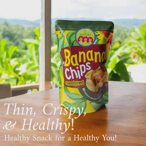 Sweetened Banana Chips 50grams Bite Size