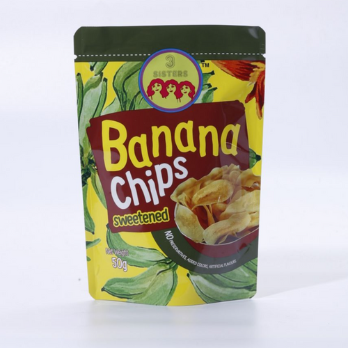 Sweetened Banana Chips 50grams Bite Size