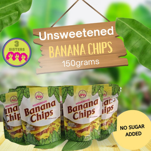 Unsweetened Banana Chips 150grams