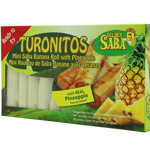 Golden Saba Turonitos with Pineapple