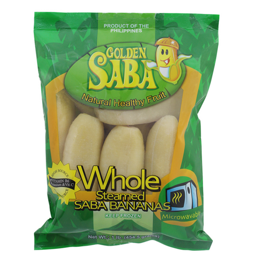 Golden Saba Microwaveable Saba Bananas