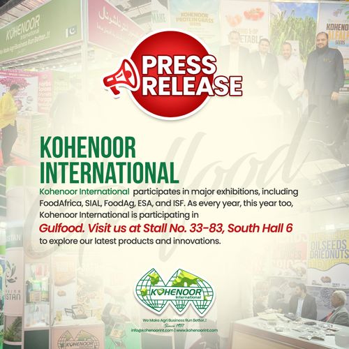 Kohenoor International to Exhibit at Gulfood Dubai 2026