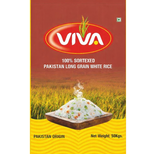 VIVA 100% SORTEXED PAKISTAN LONG GRAIN WHITE RICE