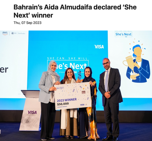 Bahrain’s Aida Almudaifa declared ‘She Next’ winner