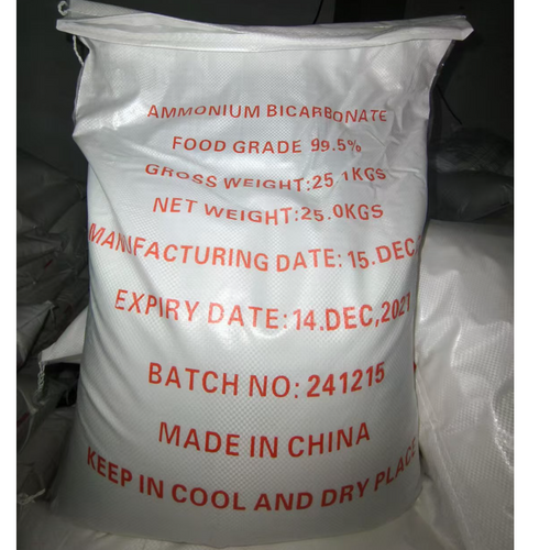 Food Grade Ammnoium Bicarbonate for Biscuit Bakery
