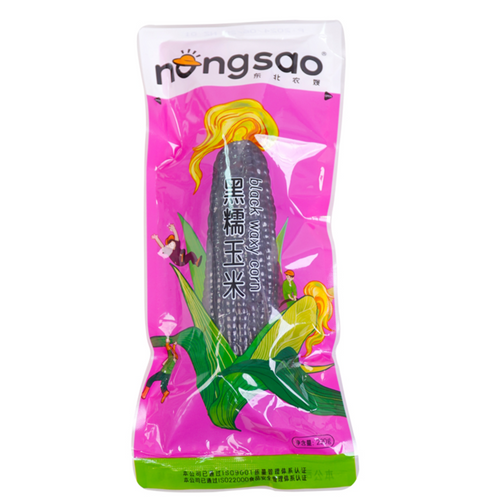 Vacuum Packed Black(Purple) Waxy Corn Single Cob