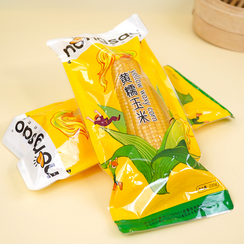 Vacuum Packed Yellow Waxy Corn Single Cob