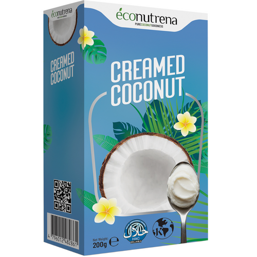 Creamed coconut
